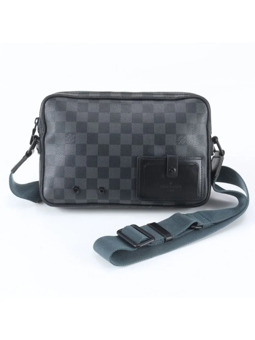 Louis Vuitton Damier Graphite Alpha Messenger Shoulder Bag Crossbody Leather